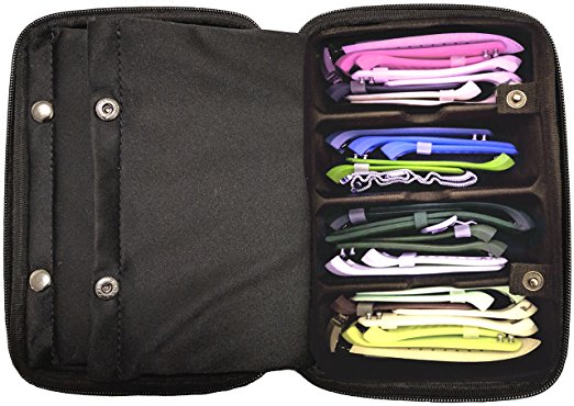 Smart Watch Band Travel Case, Holder for 32  Smart Watch Straps (Note: Only for Bands Less than 4.5" long)