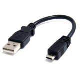 StarTechcom 6 Inch Micro USB Cable - A to Micro B UUSBHAUB6 Inch