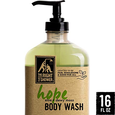 The Right To Shower Sulfate Free Body Wash, Hope, 16 Ounce