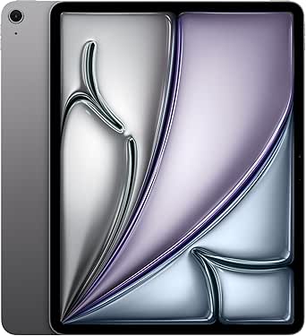 Apple 13" iPad Air (M2): Liquid Retina Display, 128 GB, 12 MP Querformat Frontkamera/12 MP Rückkamera, WLAN 6E, Touch ID, Batterie für den ganzen Tag – Space Grau