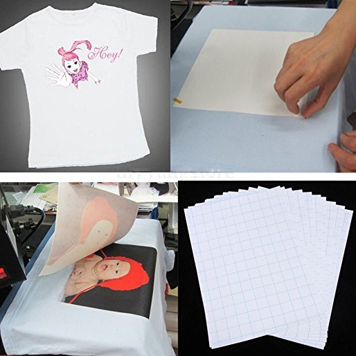 Inkjet Photo Transfer Paper 25 Sheets - Light Color Fabric - 8 1/2 X 11 Inches by world-paper