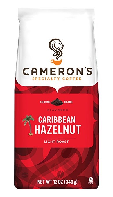 Cameron's Coffee Caribbean Hazelnut, 12 Ounce Bag