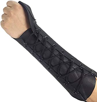 ArcheryMax Handmade Leather Arm Guard Bow Hand Shooting Glove