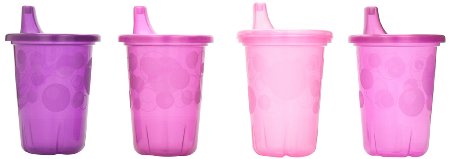 The First Years Take & Toss Spill-Proof 4-Pack Sippy Cups - 10 Ounce Pink