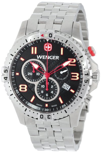 Wenger 77056 Squadron Chrono Stainless Steel Watch