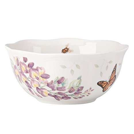 Lenox 857699 Butterfly Meadow Ice Cream Bowl, Multicolor