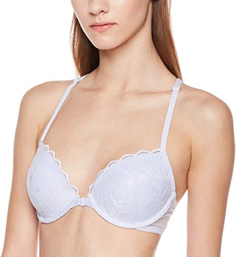 Madeline Kelly Women's Lace Demi Bra with Crossback