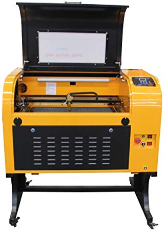 TEN-HIGH Upgraded Version CO2 400x600mm 60W 120V Laser Engraving Cutting Machine with USB Port