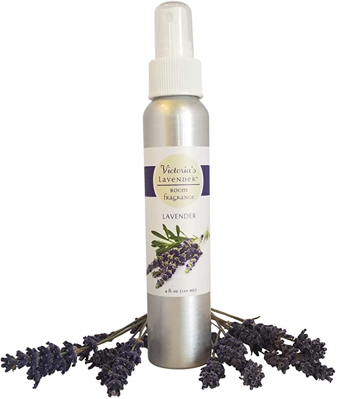 Victoria's Lavender Room Spray All-Natural Home Fragrance 100% Pure Essential Oil Air Freshener Odor Eliminator (Lavender)