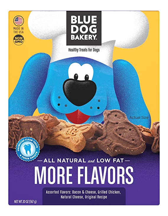 Blue Dog Bakery Natural Dog Treats, Assorted, More Flavors