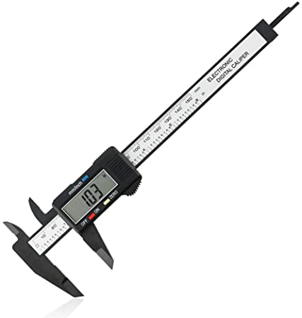 Digital Calipers 6 inch micrometer measuring tool, Electronic digital caliper with Large LCD Screen | 0-6 Inches | Inch/Fractions/Millimeter Conversion, Auto Off Featured vernier caliper