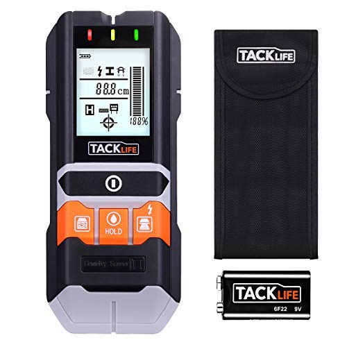 Tacklife IT-T01 Classic Non Contact Laser IR Infrared Thermometer Digital Temperature Gun -50??~380?? (-58???H~716???H) Accurate Laser Sight, Data Hold, Energy Conservation - Red | Black