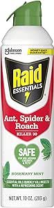 Raid Essentials Ant, Roach & Spider Killer Aerosol Spray, Child & Pest Safe, Kills Insects Quickly, for Indoor Use 10oz