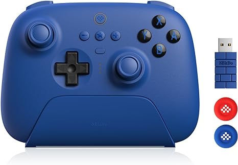 8Bitdo Ultimate Bluetooth Controller with Charging Dock, Bluetooth Controller Wireless Switch Controller for Switch and Windows(Blue)