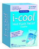 i-COOL Hot Flash Relief Cloths 30 Count
