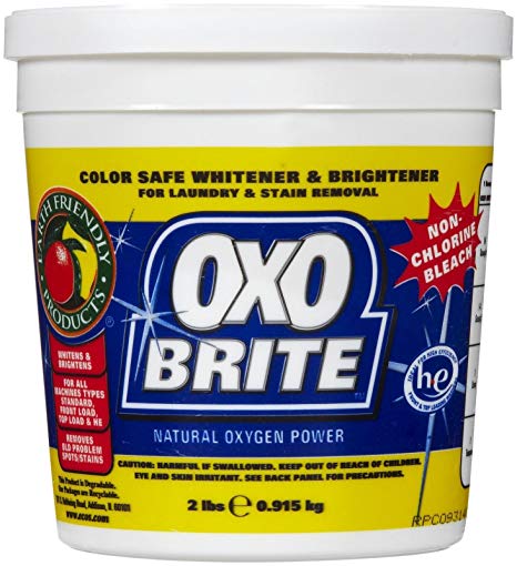 Earth Friendly Products OXO Brite Non-Chlorine Bleach, 2 lb