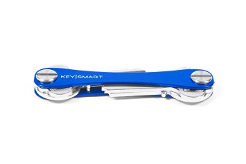 KeySmart - Compact Key Holder (Extended Blue)