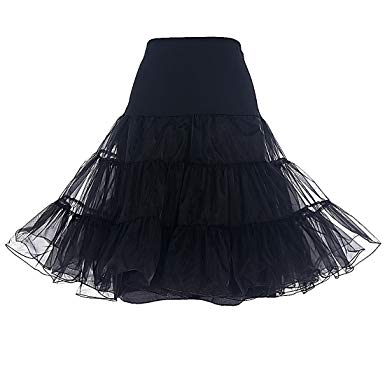 Dresstells® Women's 50s Crinoline Petticoat Vintage Rockabilly Underskirt Half Slips Tutu