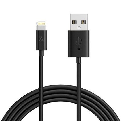 [Apple MFi Certified] Anker® 6ft / 1.8m Premium Extra Long Lightning to USB Cable with Compact Connector Head for iPhone, iPod and iPad (Black)
