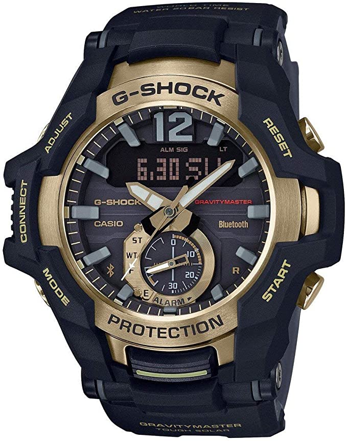 Casio G-Shock GRB100GB-1A GRAVITYMASTER Connected Solar Powered Watch