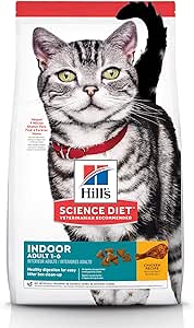 Hill's Science Diet Adult Indoor, Chicken Recipe, Dry Cat Food, 4kg Bag