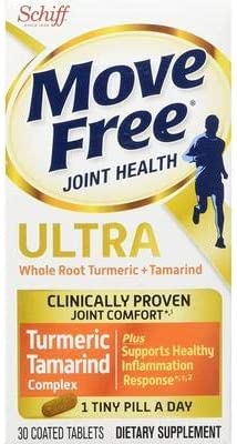 Move Free Ultra Whole Root Turmeric   Tamarind, Clinically Proven for Joint Health, 30 Count