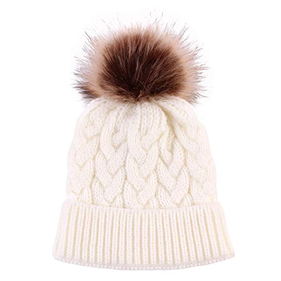 Yinuoday Baby Knit Hat Cap Winter Warm Wool Infant Toddler Kids Crochet Beanie Cap New