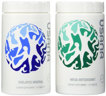 USANA EssentialsPack of Mega Antioxidant and Chelated Mineral 112 tablets each