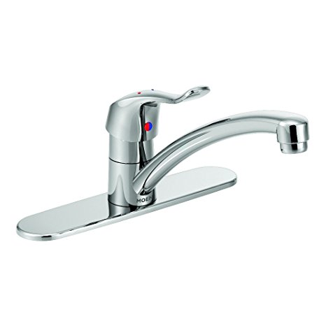 Moen 8701 Commercial M-DURA One-Handle Kitchen Faucet 1.5 GPM, Chrome