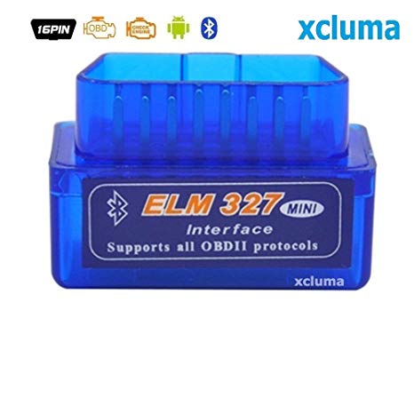 xcluma BE-000392 Super Mini Elm327 V2.1 Bluetooth Obd2 OBD-Ii Car Auto Diagnostic Scanner Android