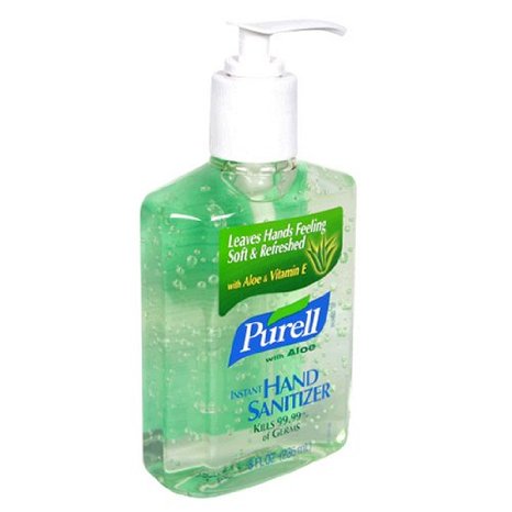 Purell Instant Hand Sanitizer with Aloe, 8 fl oz (236 ml)