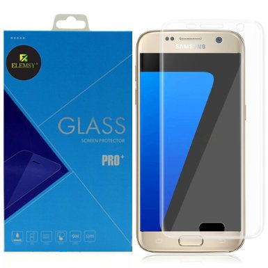 Galaxy S7 Screen Protector, [Full Coverage] [HD Clear Film] Curved Edge to Edge Screen Protector for Samsung Galaxy S7 (NOT S7 Edge) [Lifetime Warranty]