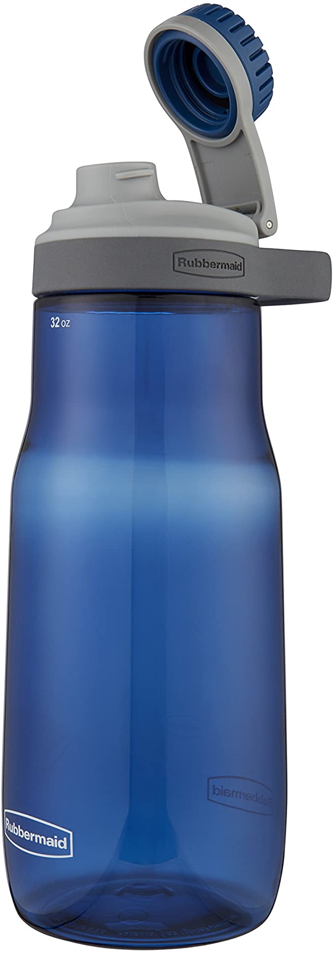 Rubbermaid Leak-Proof Chug Water Bottle, 32 oz, Nautical Blue