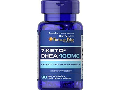 Puritan's Pride 7-Keto DHEA 100mg, 30 Softgels