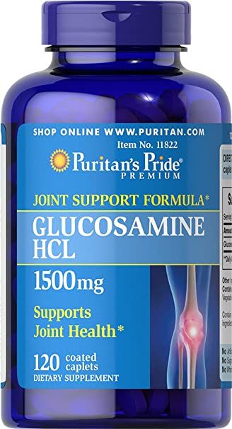 Puritan's Pride Glucosamine 1500 mg-120 Caplets (11822)