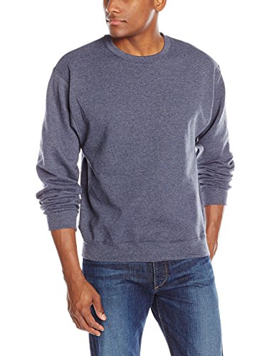 Jerzees Men's Navy Adult Crew Sweatshirt