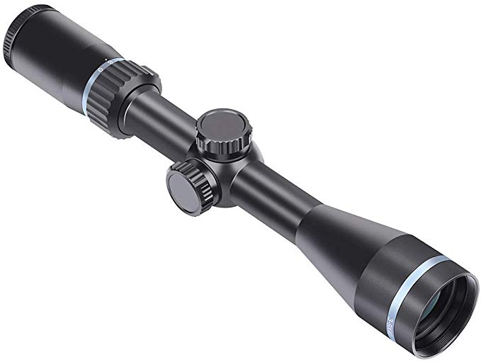 Feyachi Falcon 3-9x40mm Rifle Scope, BDC Reticle 4-inch Long Eye Relief Second Focal Plane Riflescopes, Matte Black 1 inch Tube