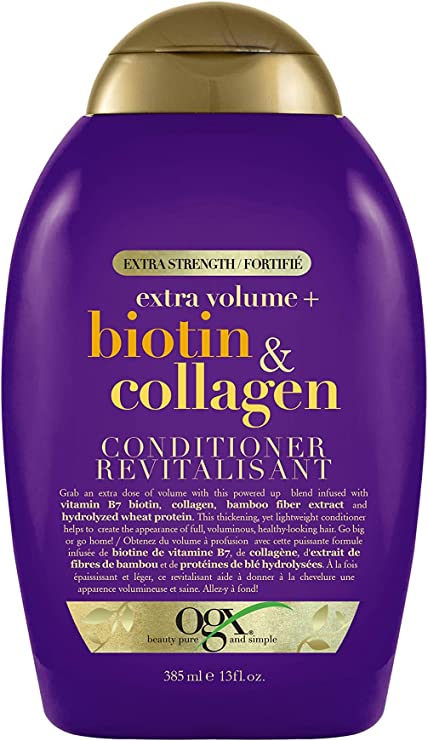 OGX Biotin & Collagen Extra Strength Volumizing Conditioner , 385 milliliters