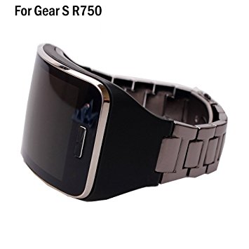 HWHMH 1PC Replacement Stainless Steel Metal Band Wristband Bracelet Strap For Samsung Galaxy Gear S SM-R750 Smart Watch