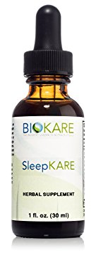 SleepKARE From BioKARE - All Natural Sleep Aid - Doctor Recommended - 100% Herbal & Non-Habit Forming - Best Liquid Delivery for Maximum & Fastest Absorption - Made with Ashwagandha, Milk Thistle, Dandelion, Rooibos, Valerian, & More!