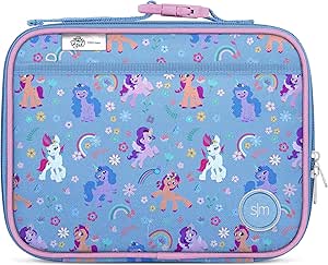 Simple Modern My Little Pony Kids Lunch Box for School | Reusable Insulated Lunch Bag for Toddler, Girl, and Boy | Exterior & Interior Pockets | Hadley Collection | My Little Pony Garden of Rainbows