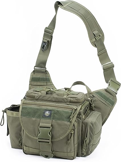 SHANGRI-LA Multi-functional Outdoor Hiking Pack Tactical Messenger Range Bag Camera Sling Assault CCW Gear Modular Deployment