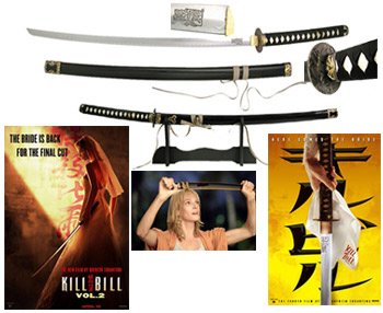 Kill Bill Hattori Hanzo BRIDE Sword - Gold Edition