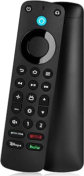 Voice Remote Pro with Remote Finder Fit for Most Fire Smart TVs Streaming Player, for Fire Smart TVs Stick Lite 4K Max and Fire Smart TVs 4 Series, TV Control Buttons and Backlit Buttons