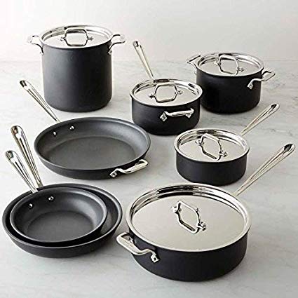 All-Clad NS1 Nonstick Induction 13-Piece Cookware Set