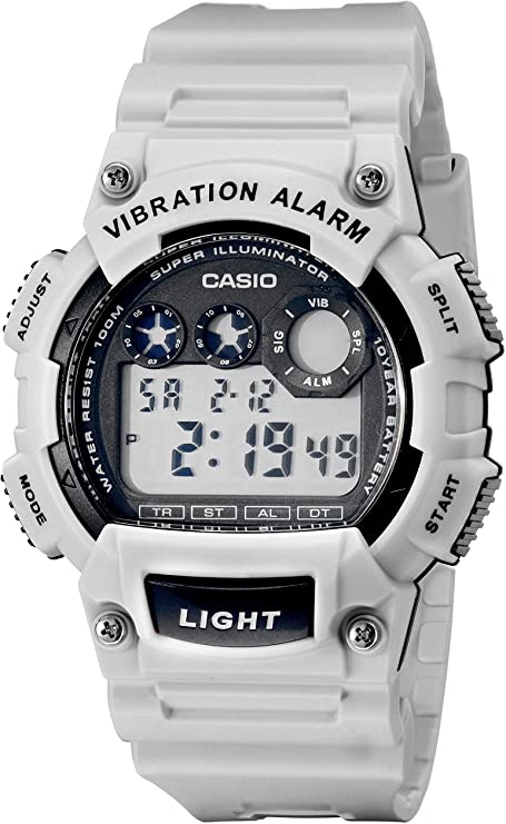 Casio Men's W-735H-8A2VCF Vibration Alarm Digital Watch