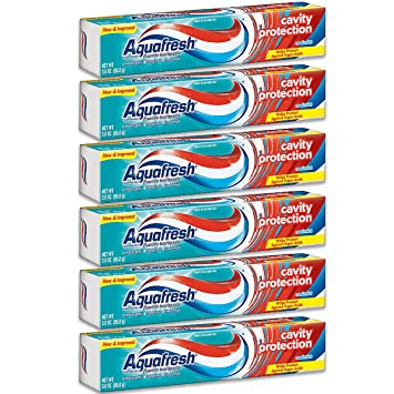 Aquafresh Cavity Protection Fluoride Toothpaste, Cool Mint 3 Oz