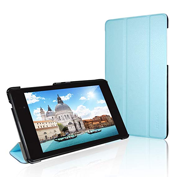 JETech 0531- Gold Slim-Fit Smart Case Cover for Google Nexus 7 2013 Tablet w/Stand and Auto Sleep/Wake Function (Blue)