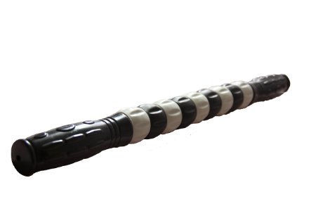 Muscle Roller Stick 18 Inch -Used Before During and After Workouts Roll to Relieve Muscle Stiffness and Pains Soothe Cramps and Release Myofascial Trigger Points Increase Mobility and Faster Recovery