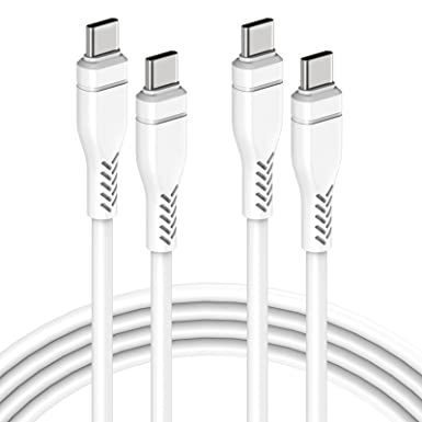 Sundix USB-C to USB-C Cable, Fast Charger 100W 【2Pack 6FT】, Type C to Type C Cable 20V 5A USB C Charging Cable Fast Charge for Galaxy S22, MacBook Air/pro, Switch, Pixel etc-Use with USB C Charger